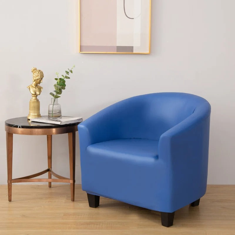 Blu - Fodera in Similpelle Impermeabile per Poltrona Cabriolet