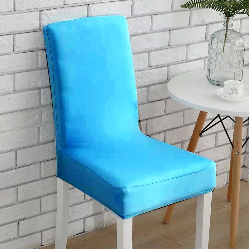 Blu turquoise - Fodera di Sedia Elasticizzata