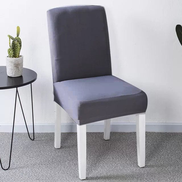 Grigio - Fodera di Sedia Elasticizzata