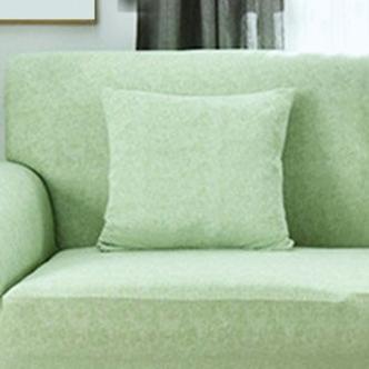 Verde chiaro - 2 pezzi - Fodere Elasticizzate di Cuscino 45 CM X 45 CM