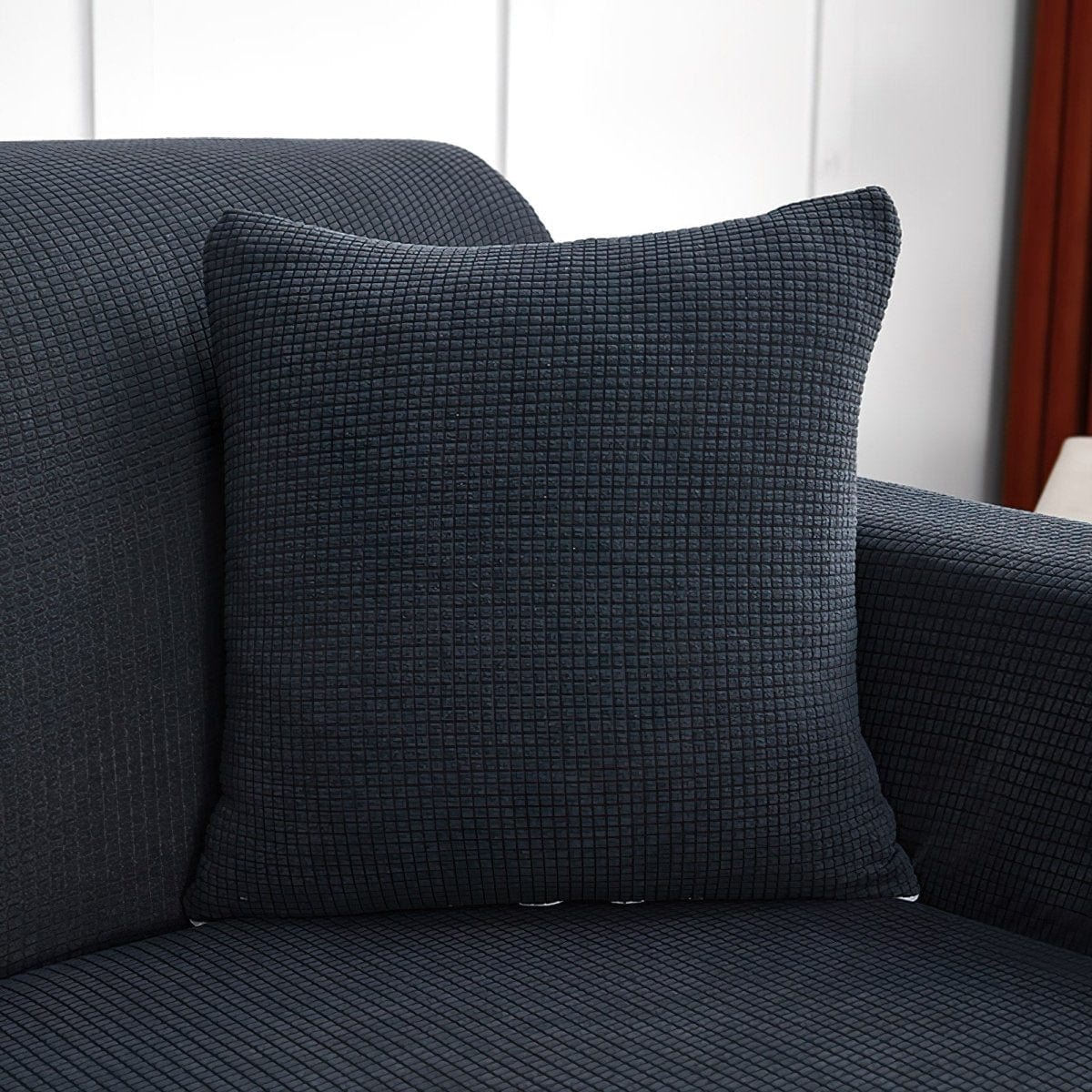 Grigio - 1 pezzo - Fodera idrorepellente per cuscino 45X45cm