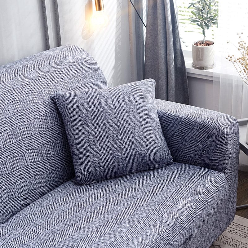 Grigio Falvi - 2 pezzi - Fodere elasticizzate per cuscino 45X45cm