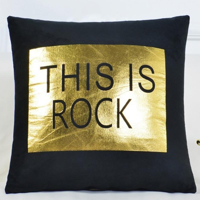 This is Rock - 1 pezzo - Fodere Elasticizzate di Cuscino 45 CM X 45 CM
