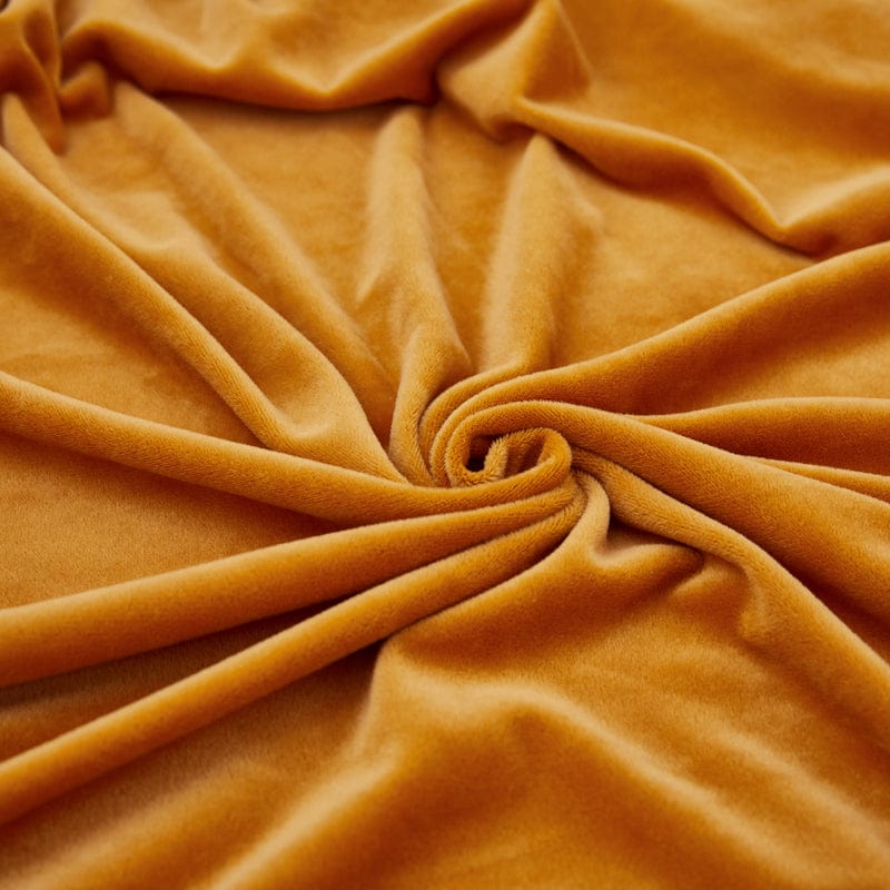 Arancione - Fodera in Velluto per Cuscino di Divano