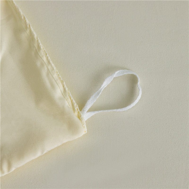 Bianco panna - Drap Fodera / Copripiumino / 2 taies d'oreiller