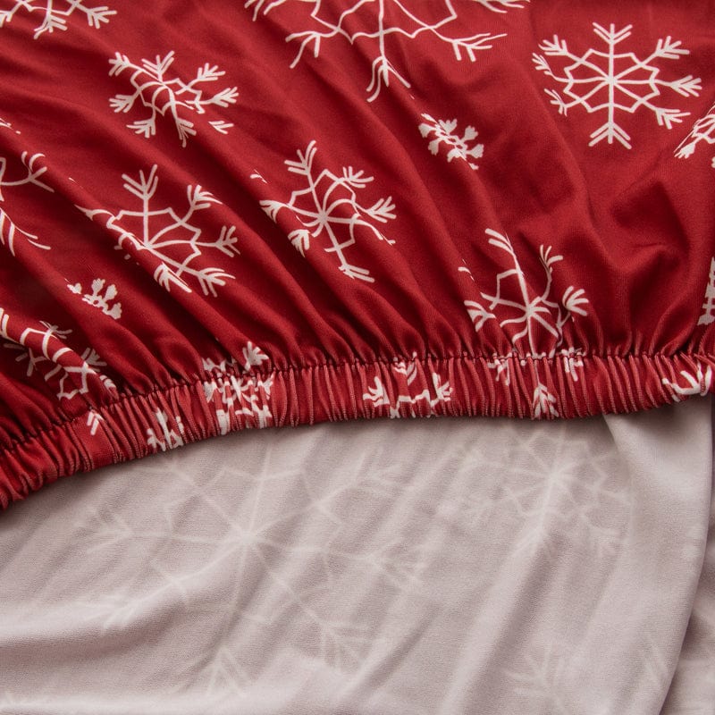 Rosso snow - Fodera per Cuscino di Divano