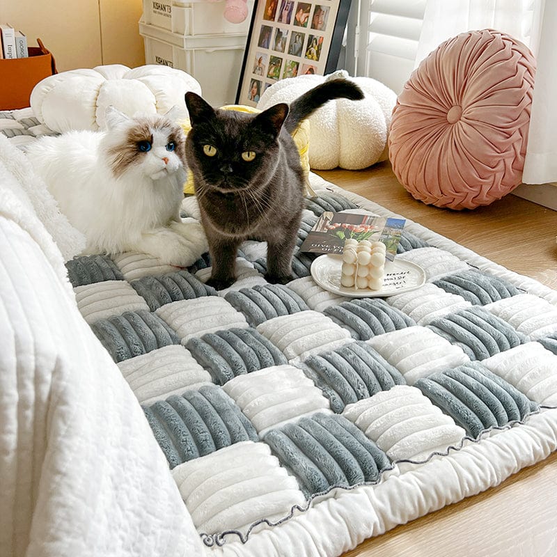 Tapis Douillet Luxueux Multi-Usage per Chiens e Chats - Confort Ultime e Design Élégant