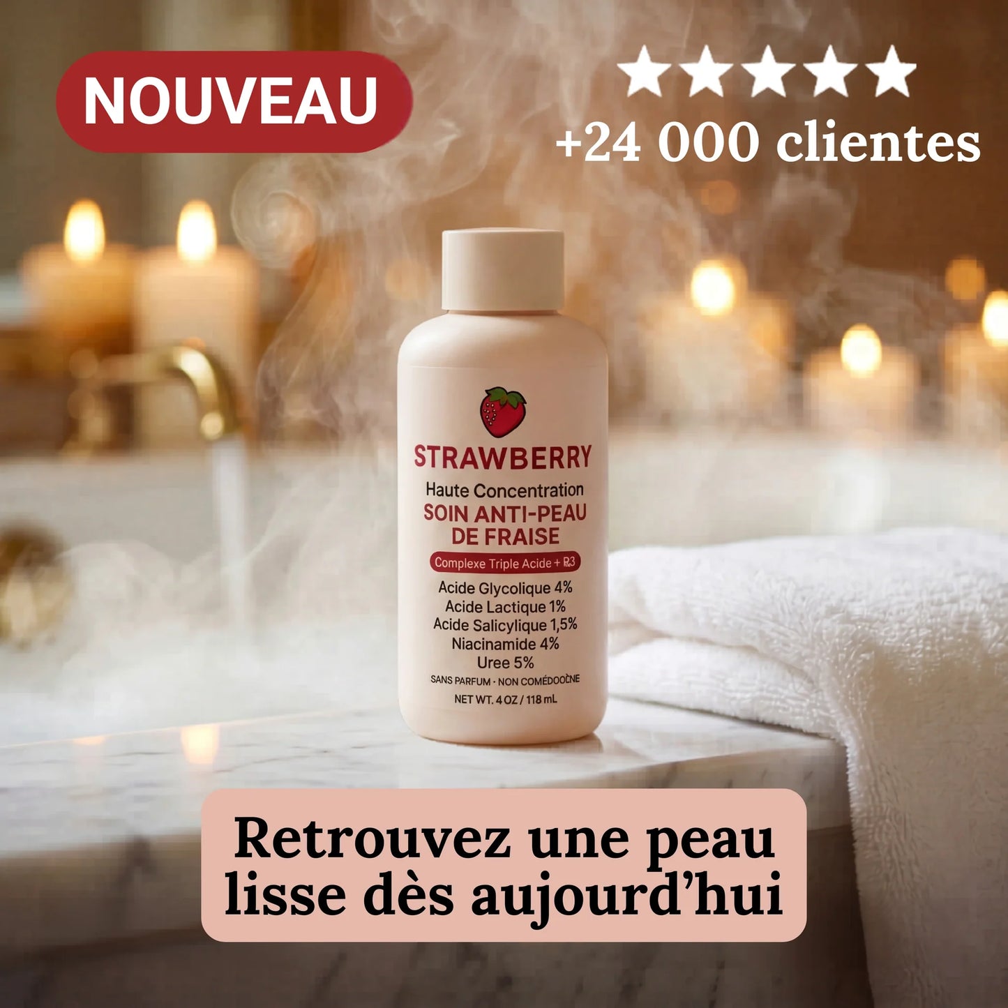 Strawberry | Le Soin Anti-Peau de Fraise