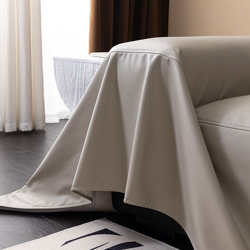 Telo Copridivano in Similpelle Impermeabile Beige