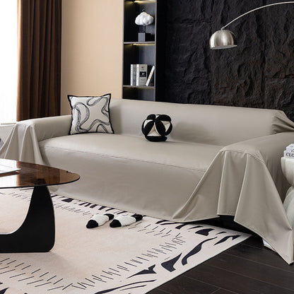 Telo Copridivano in Similpelle Impermeabile Beige