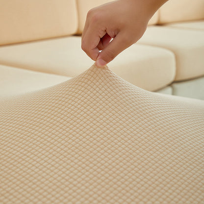 Beige - Fodera idrorepellente per cuscino di divano