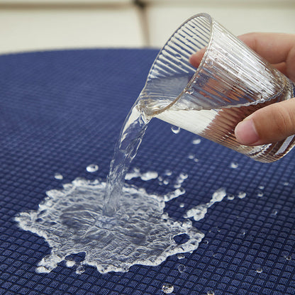 Blu marine - Fodera idrorepellente per cuscino di divano