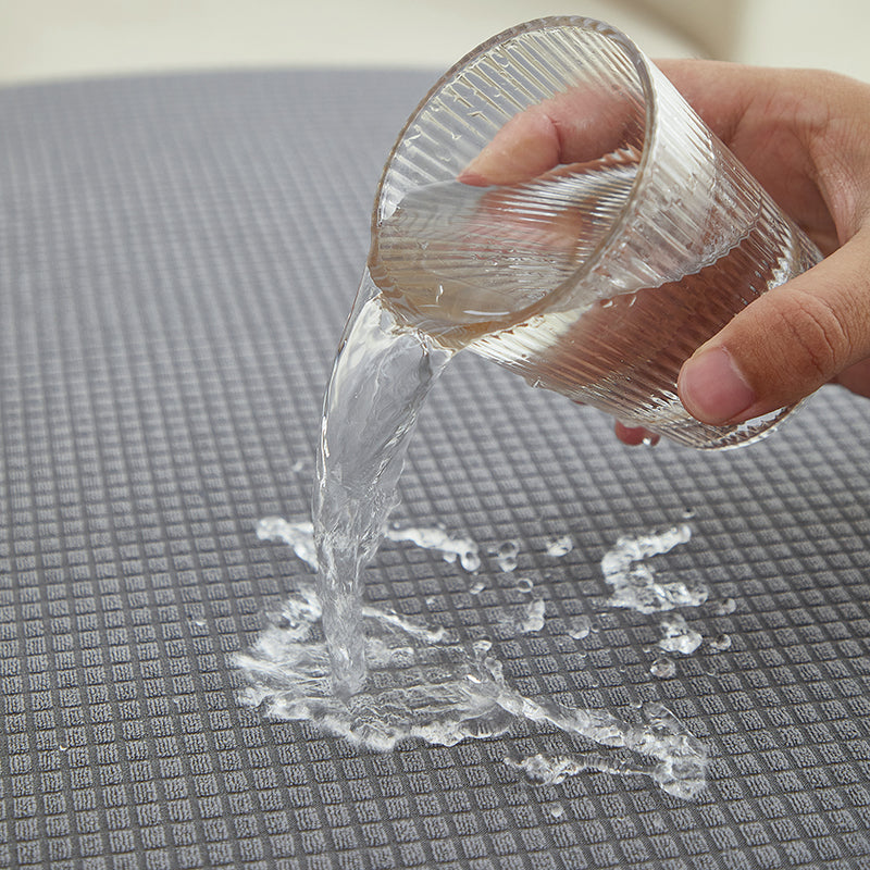 Grigio chiaro - Fodera idrorepellente per cuscino di divano