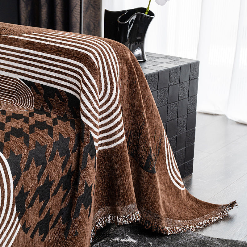 Telo Copridivano Intrecciato Couture Urbain Marrone