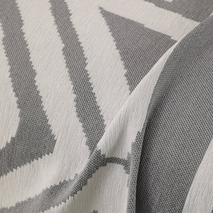 Telo Copridivano Intrecciato Tribal Grigio