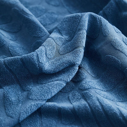 Azzurro cielo - Fodera in pile per cuscini di divano - Motivo Palma