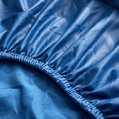Blu - Fodera in Similpelle Impermeabile per Cuscini di Divano