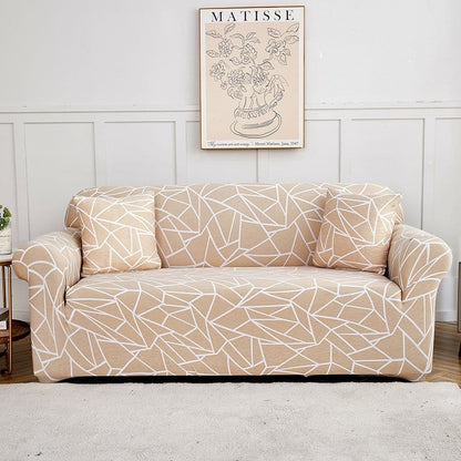 Beige Desert - Fodera per divano elasticizzata