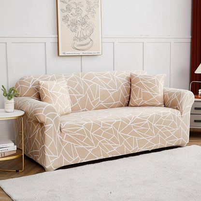 Beige Desert - Fodera per divano elasticizzata