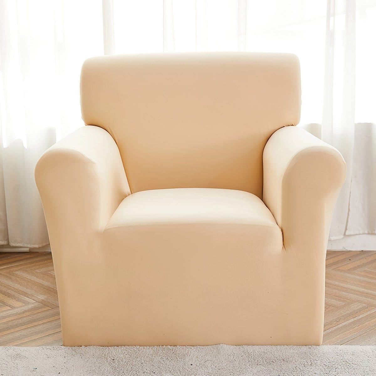 Beige - Fodera per divano elasticizzata