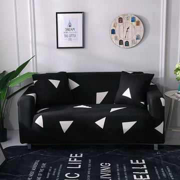Black and White - Fodera per divano elasticizzata