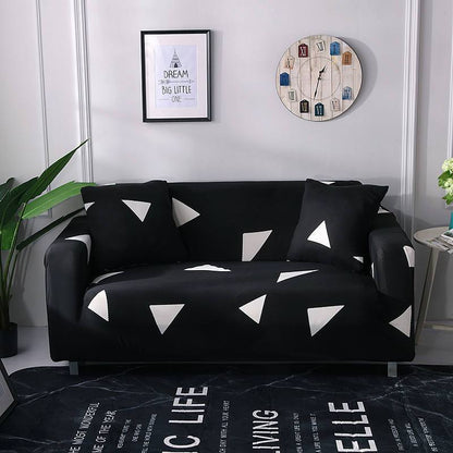 Black and White - Fodera per divano elasticizzata