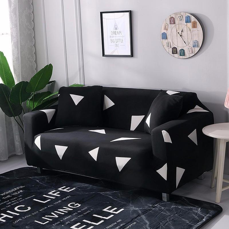 Black and White - Fodera per divano elasticizzata