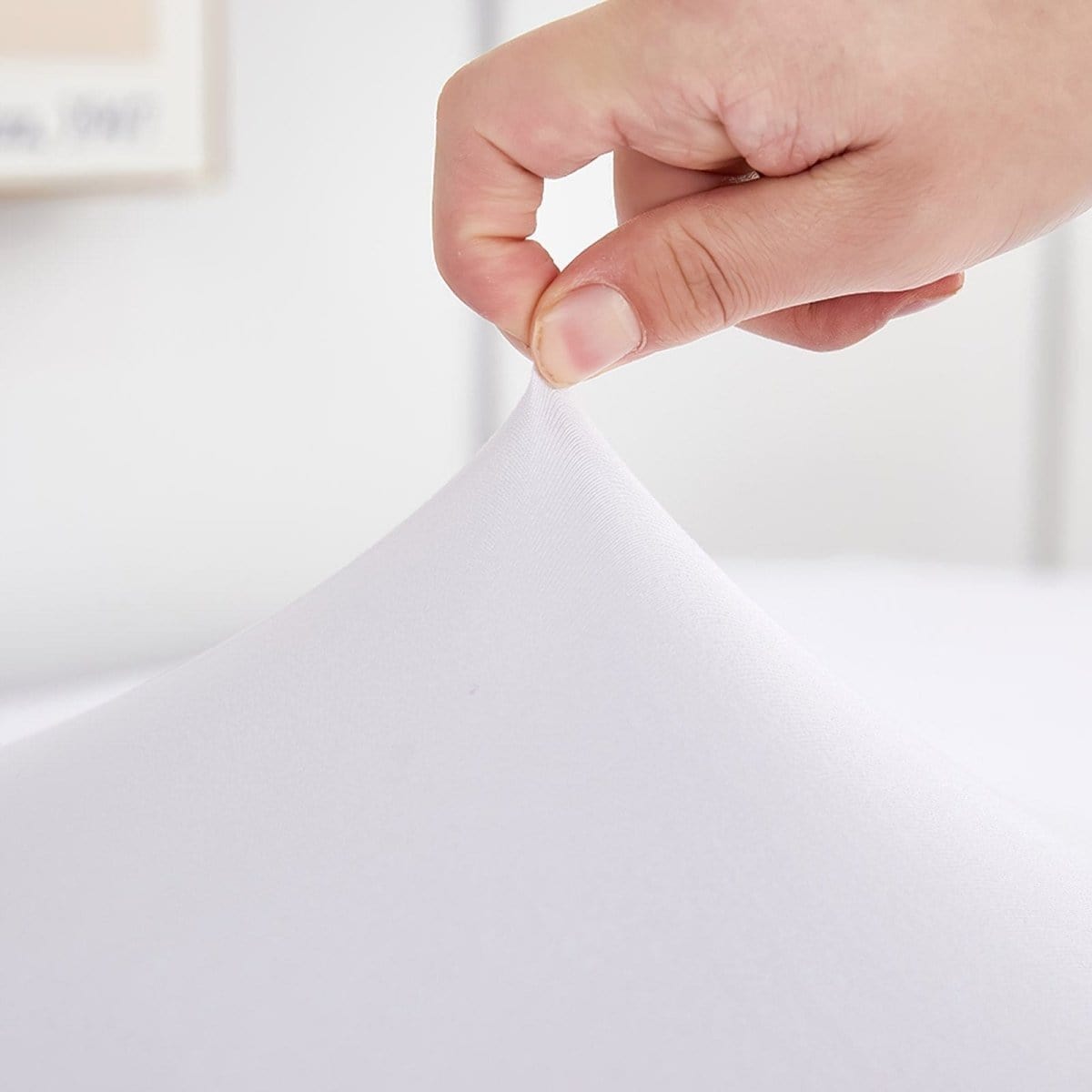 Bianco - Fodera per divano elasticizzata