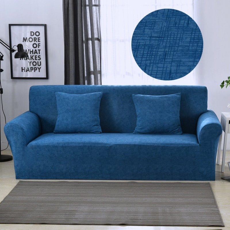 Blu - Fodera per divano elasticizzata