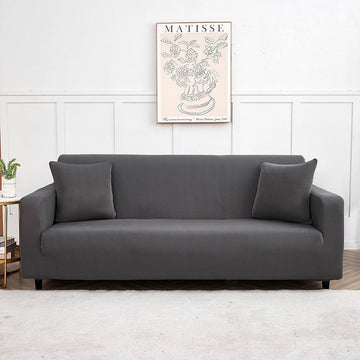 Grigio anthracite - Fodera per divano elasticizzata
