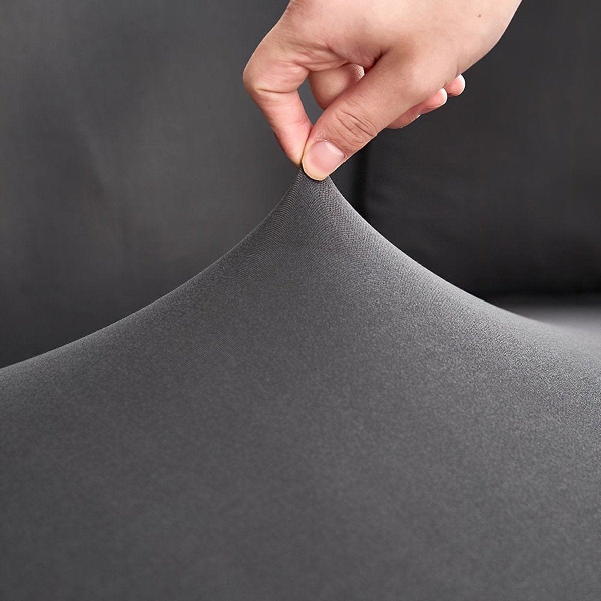 Grigio anthracite - Fodera per divano elasticizzata