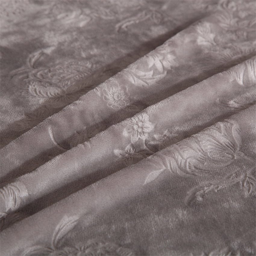 Grigio - Fodere in Velluto gaufré Elasticizzate di Poltrona e Divano