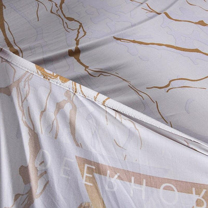 Bianco Marbré or - Fodera per divano elasticizzata