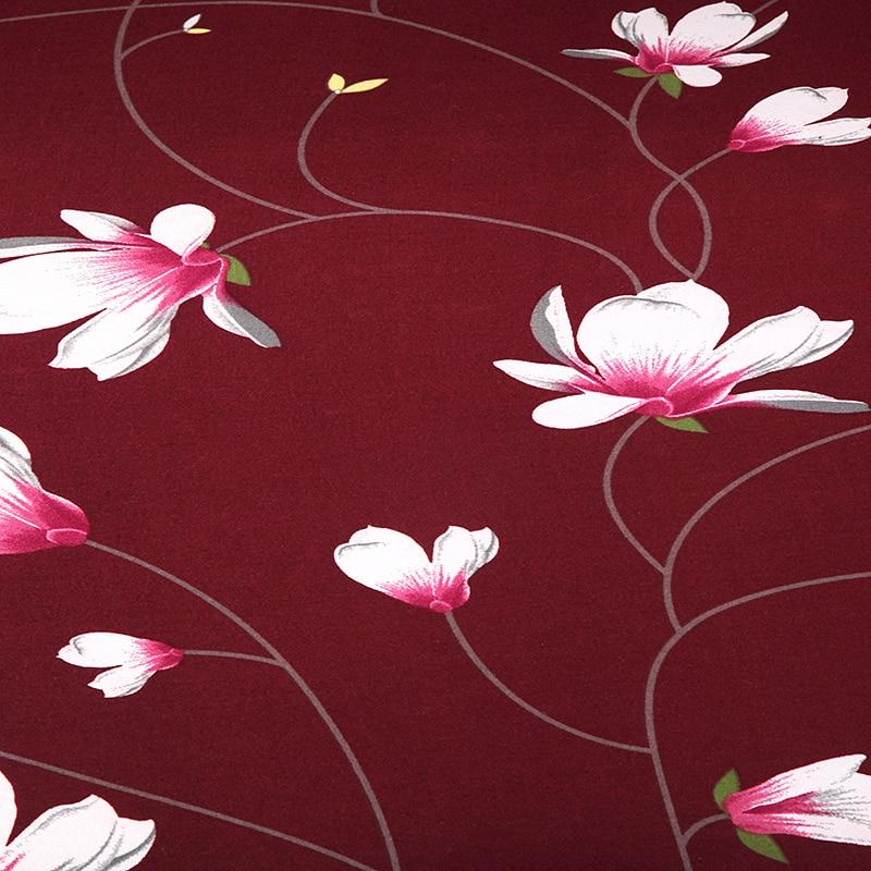 Bordeaux Flower - Fodera per divano elasticizzata