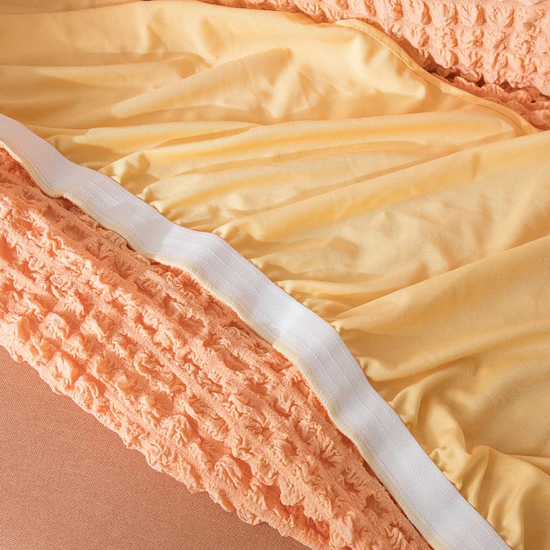 Arancione saumon - Fodere Jupe Elasticizzate di Poltrona e Divano