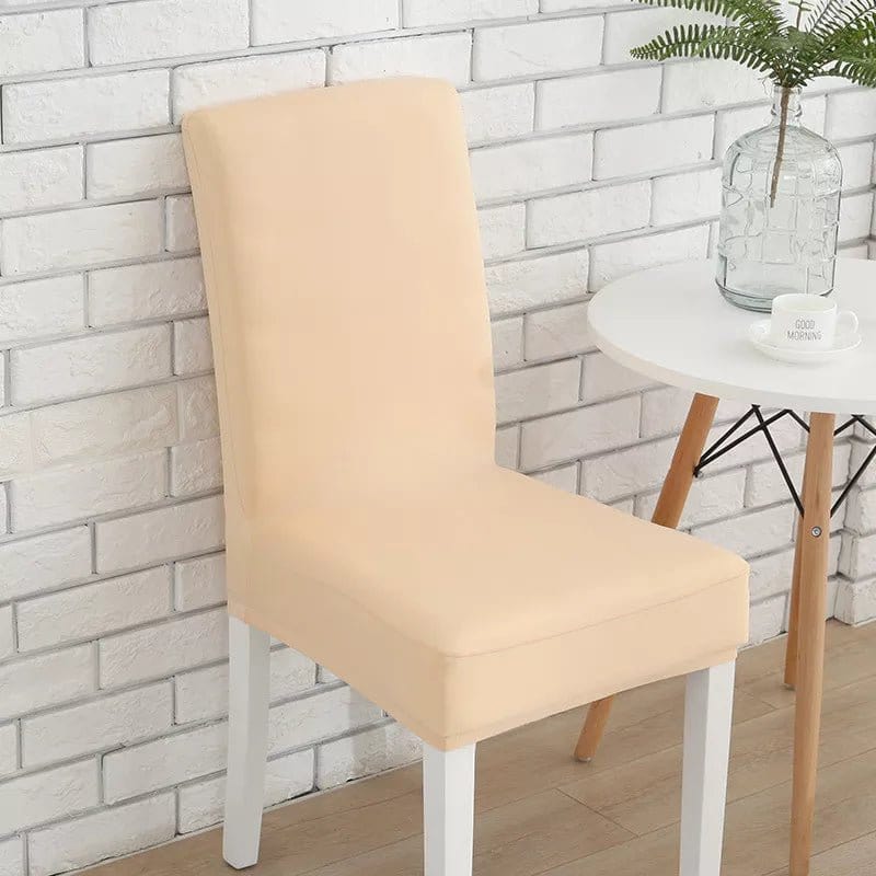 Beige - Fodera di Sedia Elasticizzata