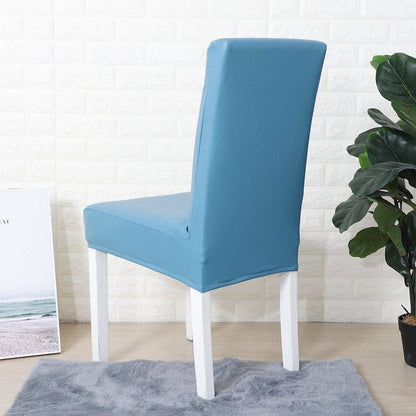 Azzurro cielo - Fodera Elasticizzata di Sedia in Similpelle Impermeabile