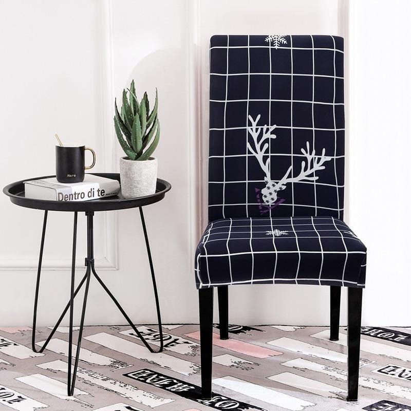 Deer Square - Fodera di Sedia Elasticizzata