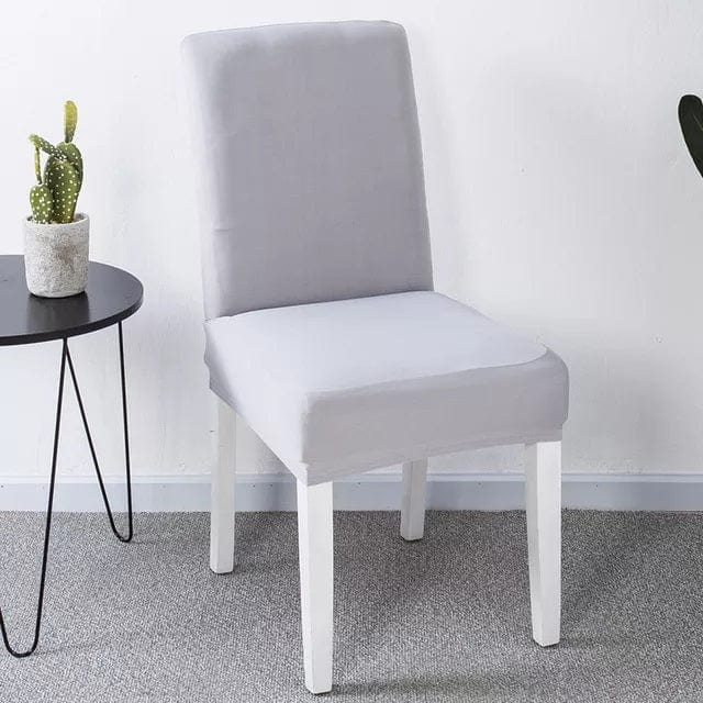 Grigio chiaro - Fodera di Sedia Elasticizzata