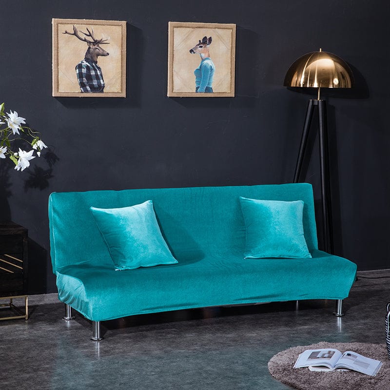 Blu turquoise - Fodera di Clic Clac in Velluto
