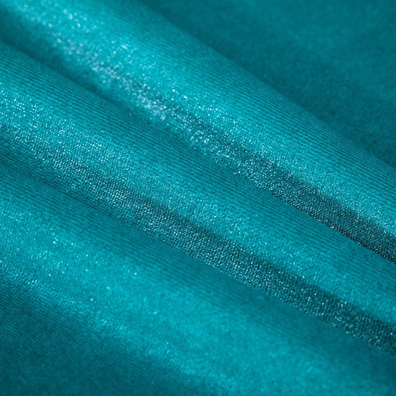 Blu turquoise - Fodera di Clic Clac in Velluto