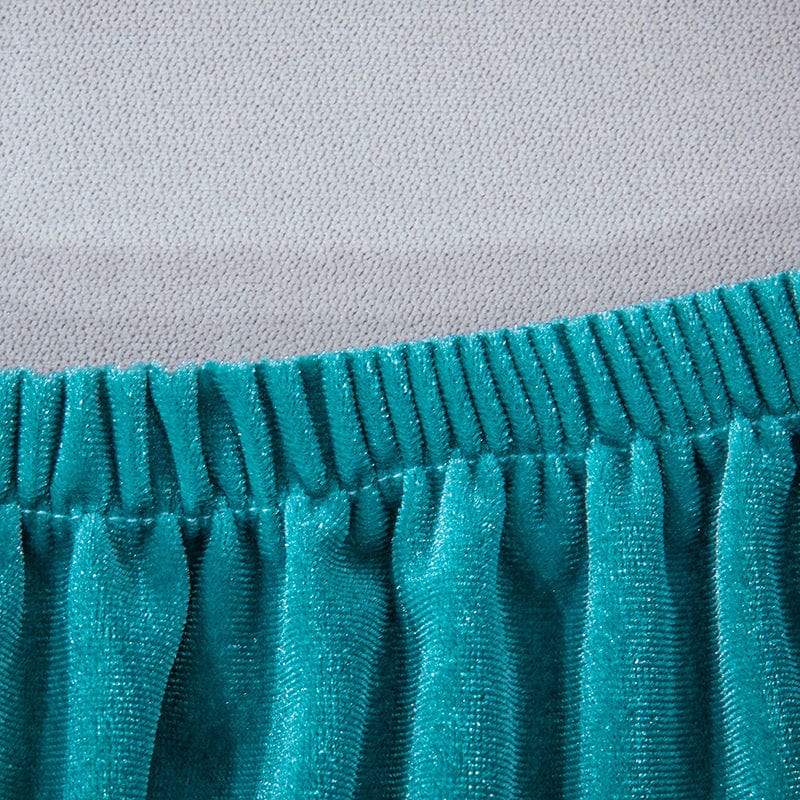 Blu turquoise - Fodera di Clic Clac in Velluto