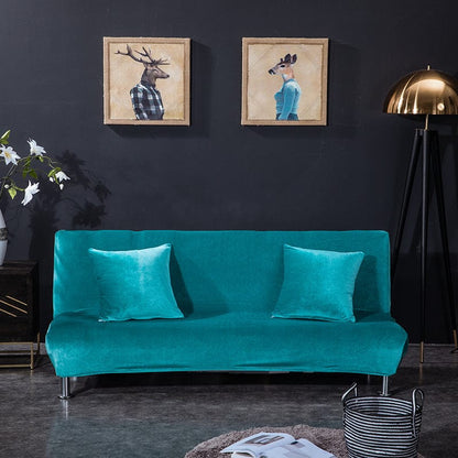 Blu turquoise - Fodera di Clic Clac in Velluto