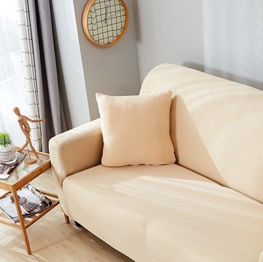 Bianco panna - 1 pezzo - Fodera idrorepellente per cuscino 45X45cm