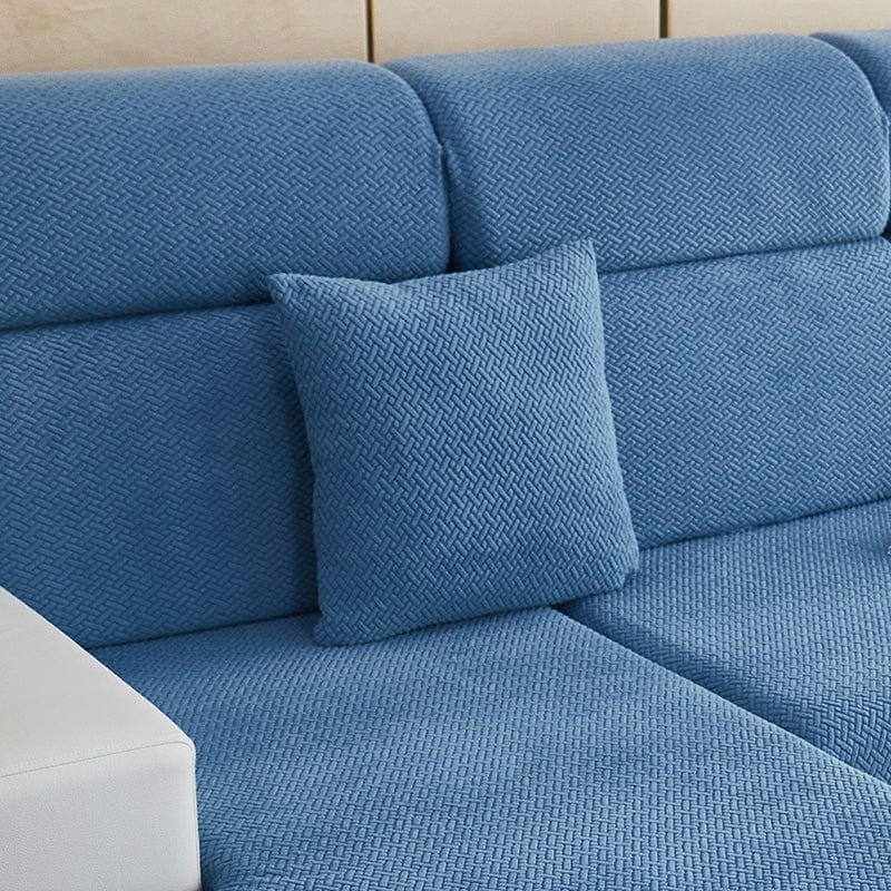 Azzurro cielo Motivo Laine - 1 pezzo - Fodere di Cuscino 45x45cm