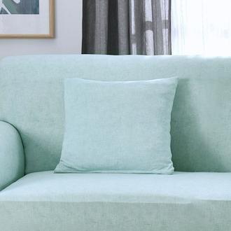 Blu chiaro - 2 pezzi - Fodere elasticizzate per cuscino 45X45cm