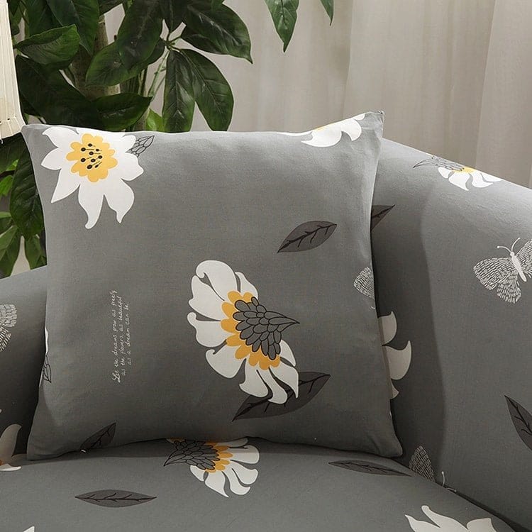 Marguerite - 2 pezzi - Fodere elasticizzate per cuscino 45X45cm