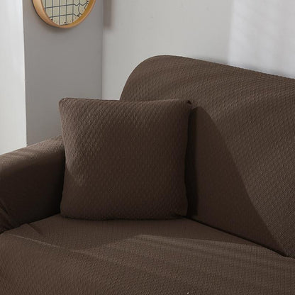 Marrone - 1 pezzo - Fodera idrorepellente per cuscino 45X45cm