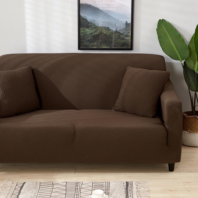 Marrone - 1 pezzo - Fodera idrorepellente per cuscino 45X45cm