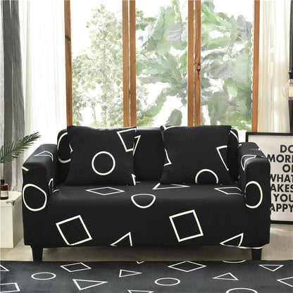 Nero square - 1 pezzo - Fodere elasticizzate per cuscino 45X45cm